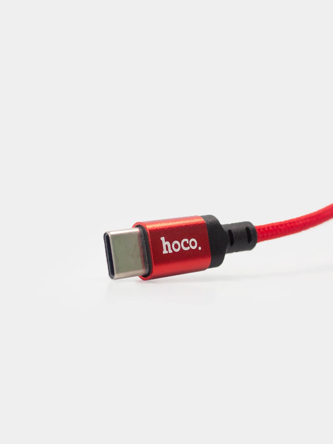 Красный кабель зарядный Hoco Premium, Type-C