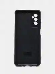 Угольный чехол Samsung Galaxy M52, Самсунг Галакси М52 черный, силиконовый, под кожу