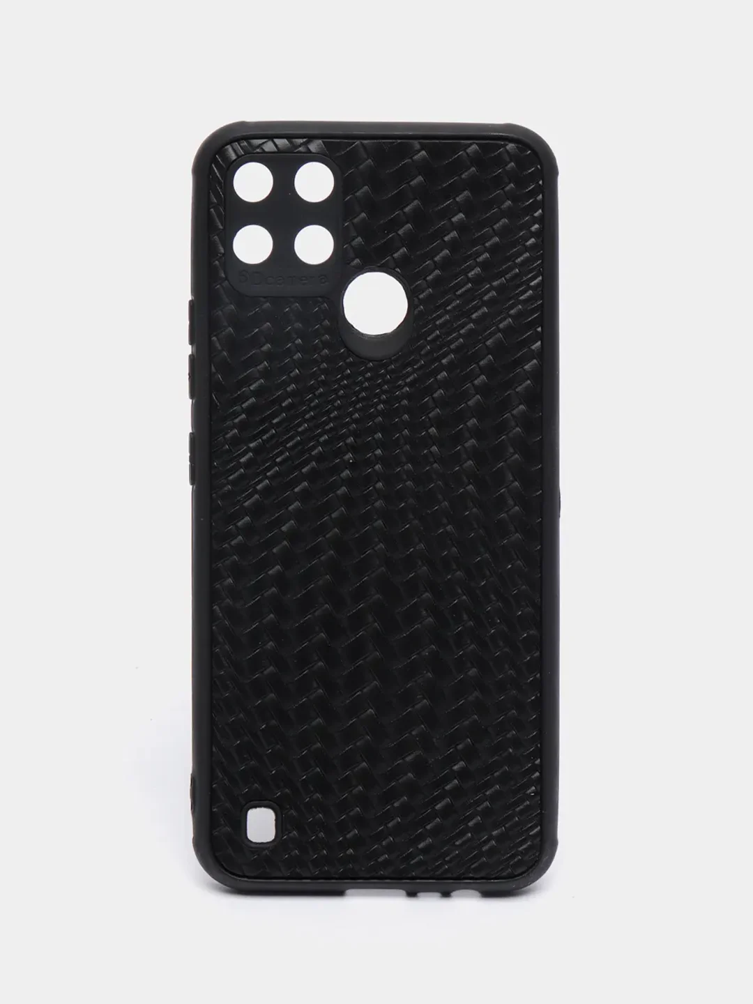Индиго чехол Realme C21Y, Realme C25Y Реалми С21У / С25У черный, силиконовый, под кожу