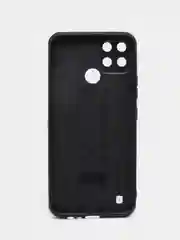 Индиго чехол Realme C21Y, Realme C25Y Реалми С21У / С25У черный, силиконовый, под кожу
