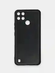 Черный чехол Realme C21Y, Realme C25Y Реалми С21У / С25У черный, силиконовый, под кожу