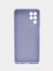 Голубой чехол Samsung Galaxy A22 4G / M22 / M32 твердый пластиковый глянцевый под стекло
