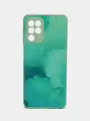Лесной зеленый чехол Samsung Galaxy A22 4G / M22 / M32 твердый пластиковый глянцевый под стекло