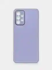Лавандовый чехол Samsung Galaxy A32 4G твердый пластиковый глянцевый под стекло Самсунг Галакси А32