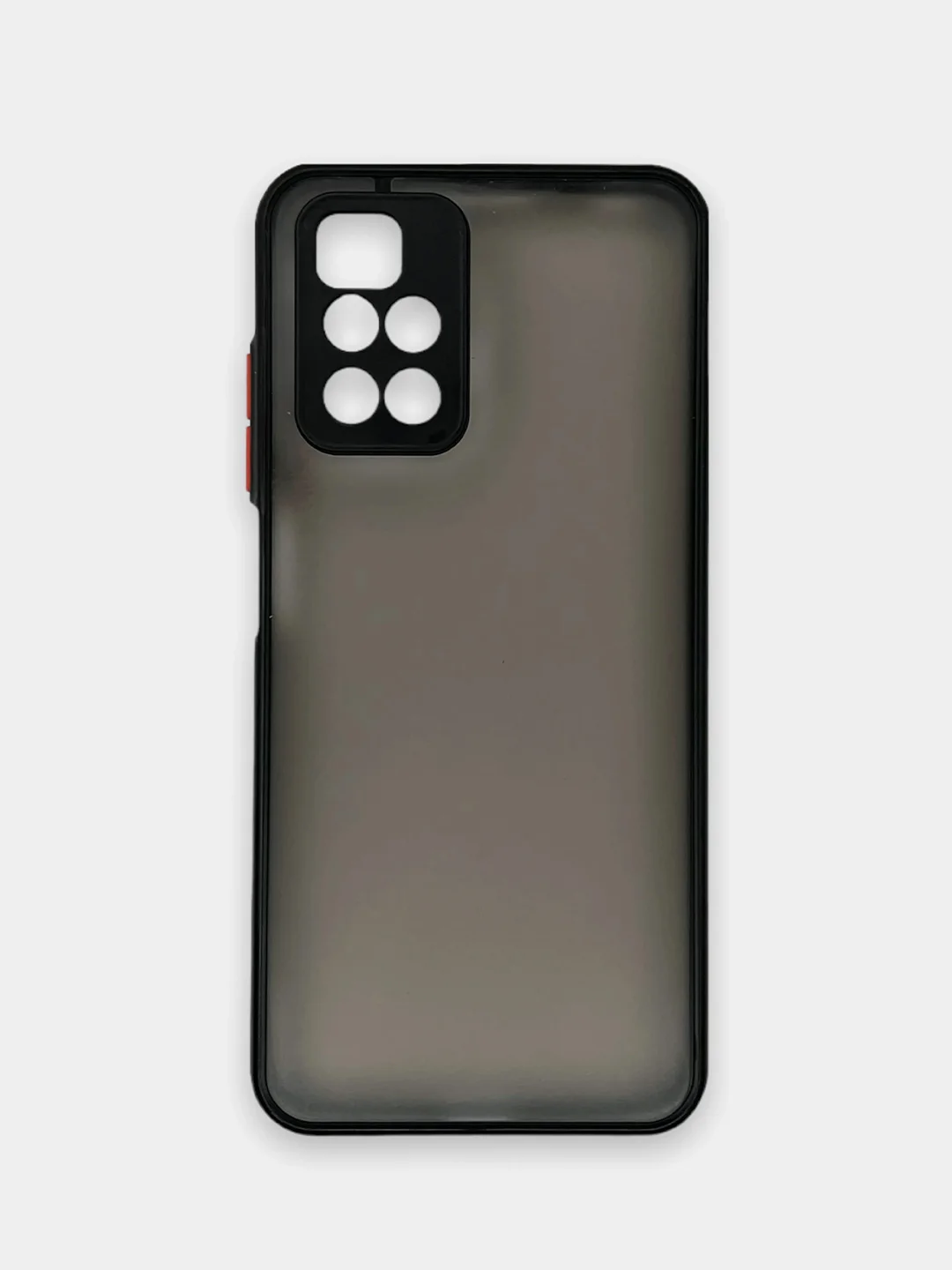 Черный чехол Xiaomi Redmi 10, Сяоми Редми 10, пластиковый матовый с цветными кнопками