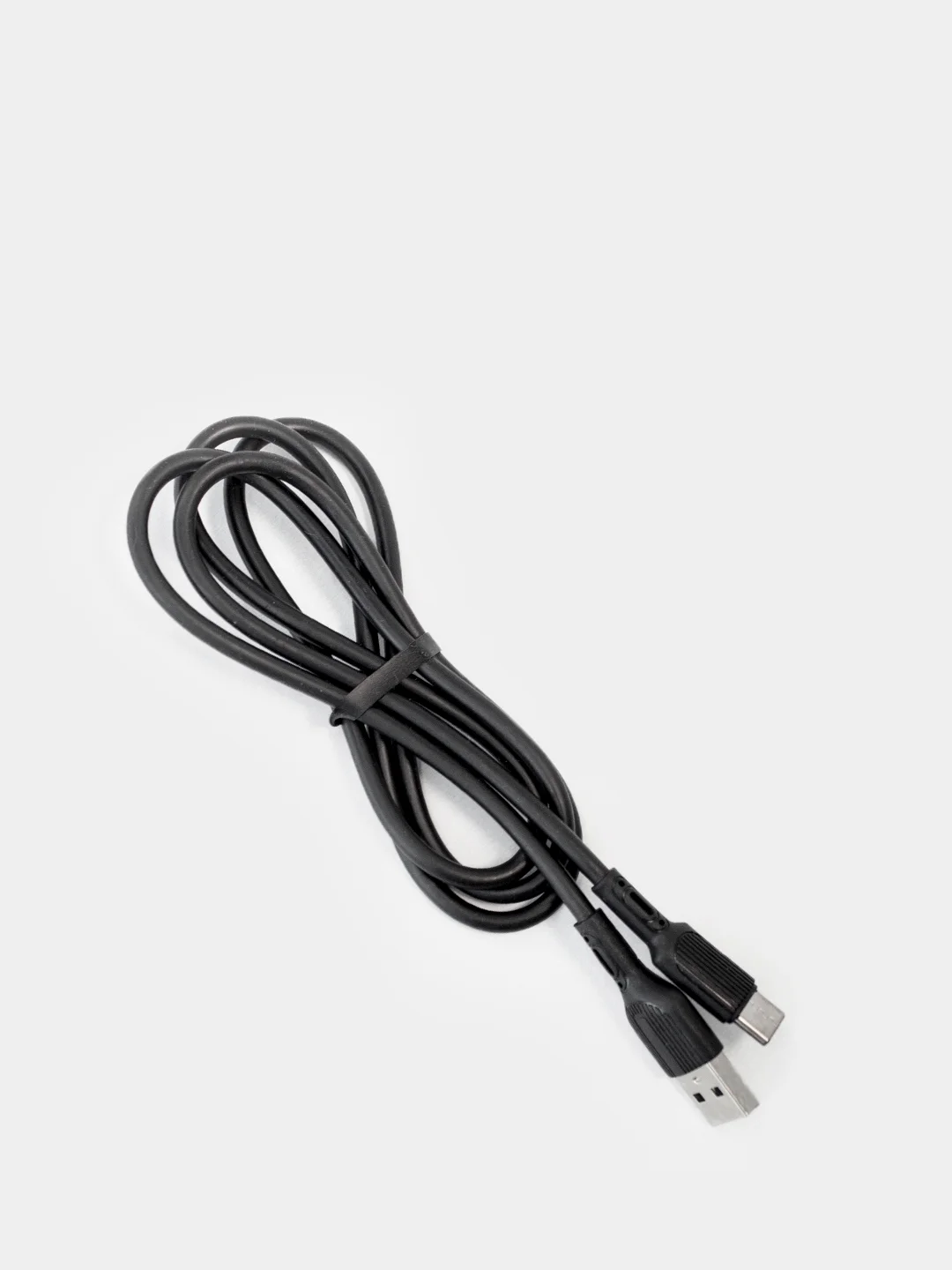 Черный кабель зарядный Type-C для Android, 1 м