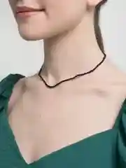 Черный чокер из бисера