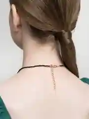 Черный чокер из бисера