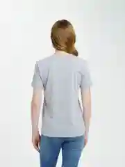 Серый меланж футболка женская 100% хлопок