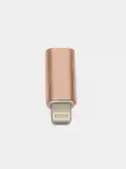 Алый переходник (адаптер) с Micro USB на Lightning Walker