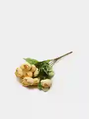 Светло-жёлтый искусственные цветы "Камелии"