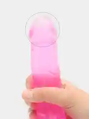 Розовый фаллоимитатор реалистичный, 20 см