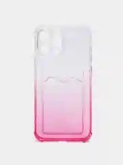 Коралловый чехол c карманом для карт iPhone 7 8 Plus X XS XR 11 12 13 Pro Max mini айфон про макс
