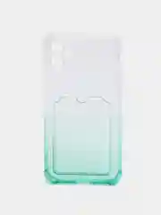 Зеленый чехол c карманом для карт iPhone 7 8 Plus X XS XR 11 12 13 Pro Max mini айфон про макс