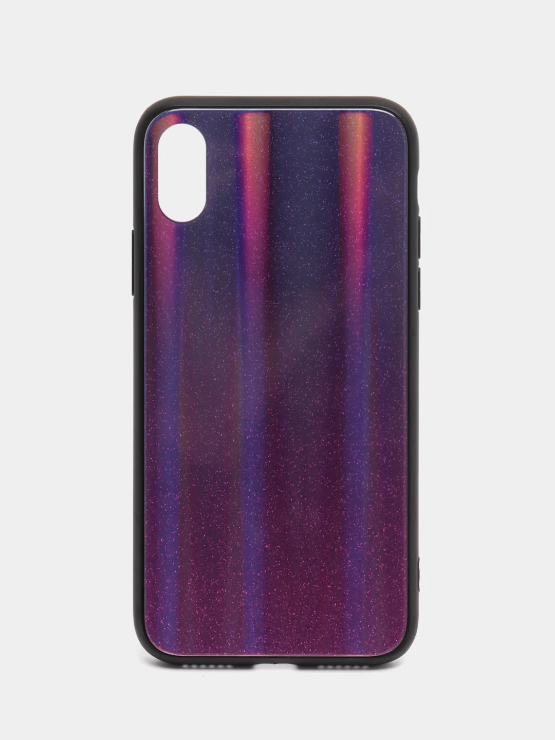 Фиолетовый чехол для iPhone X/ Xs Gradient Glass