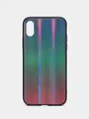 Зеленый чехол для iPhone X/ Xs Gradient Glass