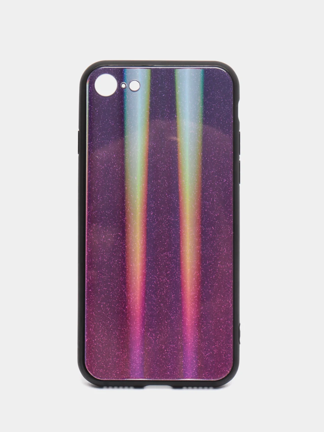 Фиолетовый чехол для iPhone 7 / iPhone 8 Gradient Glass