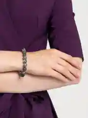 Зеленый браслет на руку из камня, женский