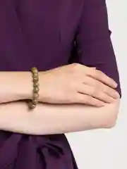 Желтый браслет на руку из камня, женский