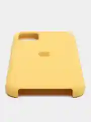 Горчичный чехол для iPhone 11/ 12/ 13/ 14/ XR/ 8/ 7/ SE/ X/ XS/ Pro/ Max/ Plus, силиконовый