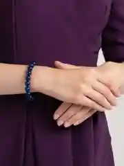 Синий браслет на руку из камня, женский