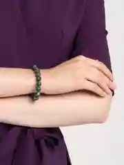 Розовый браслет на руку из камня, женский