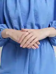 Серебряный кольцо "Лапка" с сердцем