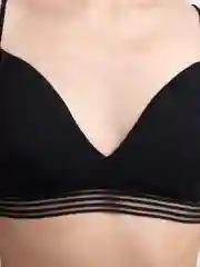 Черный топ бельевой