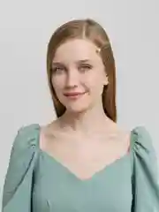 Бежевый меланж заколка для волос