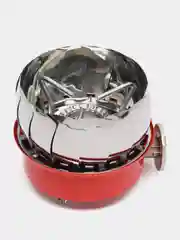 Газовая плитка туристическая, с ветрозащитой