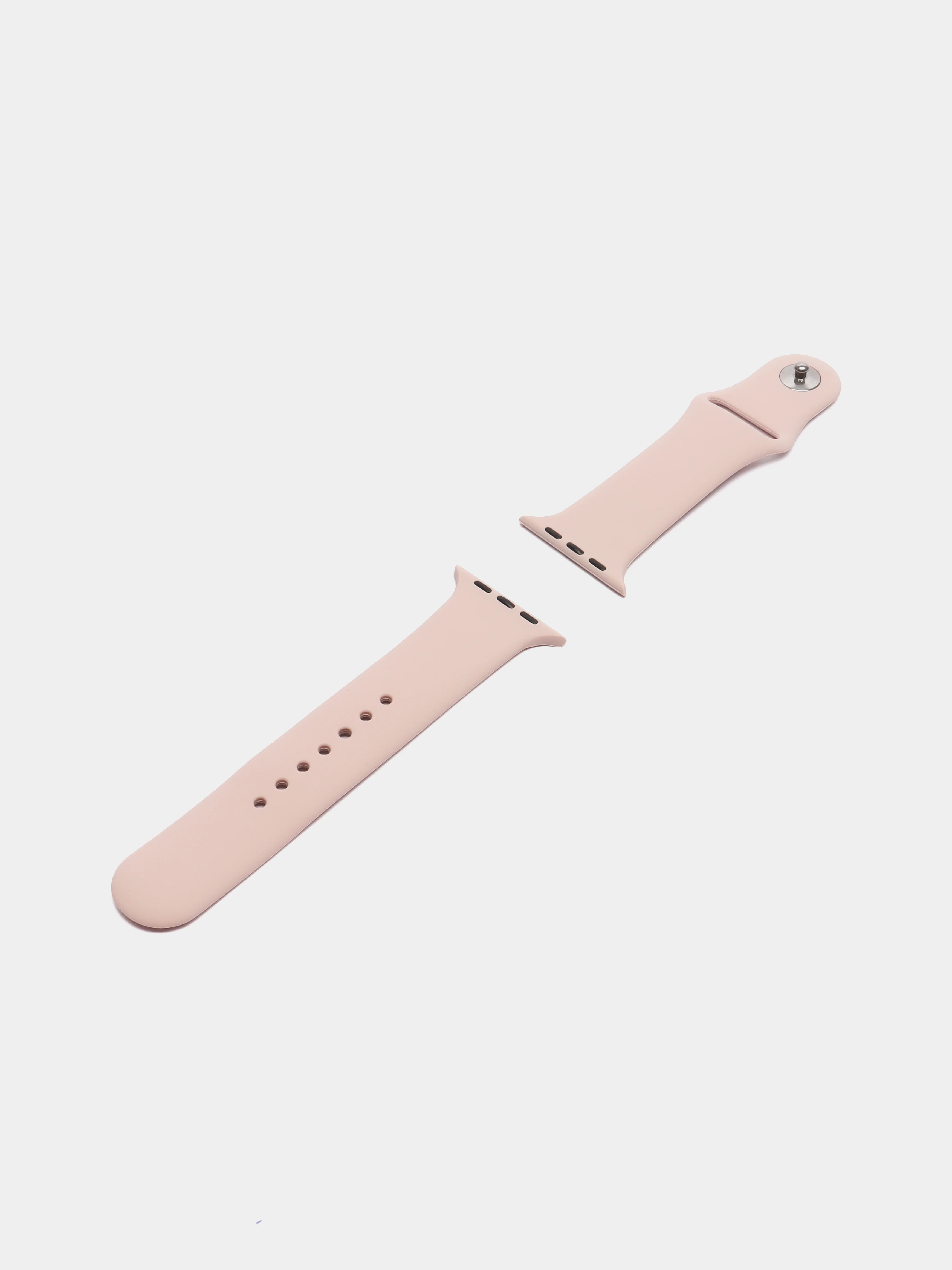 Бежевый бампер с защитным стеклом и ремешком для Apple Watch 38/40/41/42/44/45/49