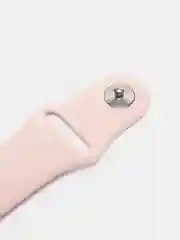 Бежевый бампер с защитным стеклом и ремешком для Apple Watch 38/40/41/42/44/45/49