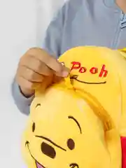 Желтый рюкзак детский плюшевый