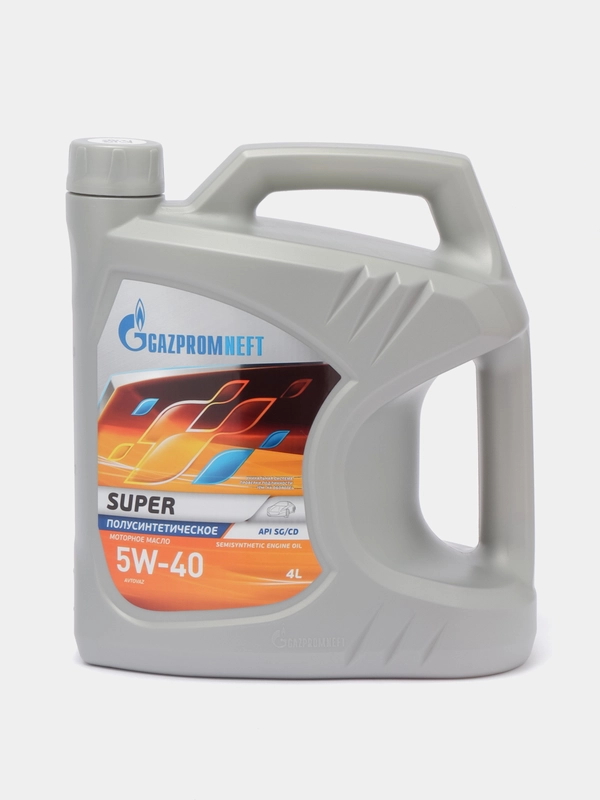 Масло моторное "Газпромнефть" Super, 5W-40, полусинтетика