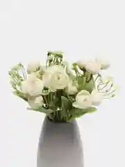 Белый искусственные цветы "Камелии"