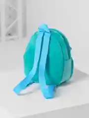 Зеленый рюкзак детский плюшевый
