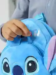 Лазурный рюкзак детский плюшевый