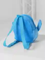 Лазурный рюкзак детский плюшевый