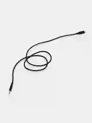 Черный аудиокабель Borofone BL7, Lightning, 1 м, для iPhone, в тканевой оплётке