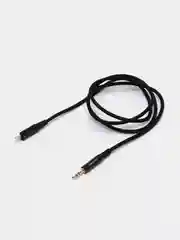 Черный аудиокабель Borofone BL7, Lightning, 1 м, для iPhone, в тканевой оплётке