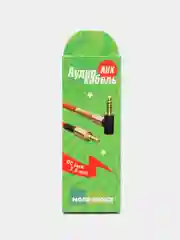 Красный аудиокабель More choice UK11 AUX 3.5 мм, 1 м