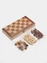Игровой набор, шашки, шахматы, нарды