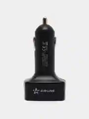 Вольтметр в прикуриватель Airline 12-24В, AVM-D-02, USB 2, 3,1 A,