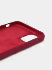 Тёмно-бордовый чехол для iPhone 11/ 12/ 13/ 14/ XR/ 8/ 7/ SE/ X/ XS/ Pro/ Max/ Plus, силиконовый