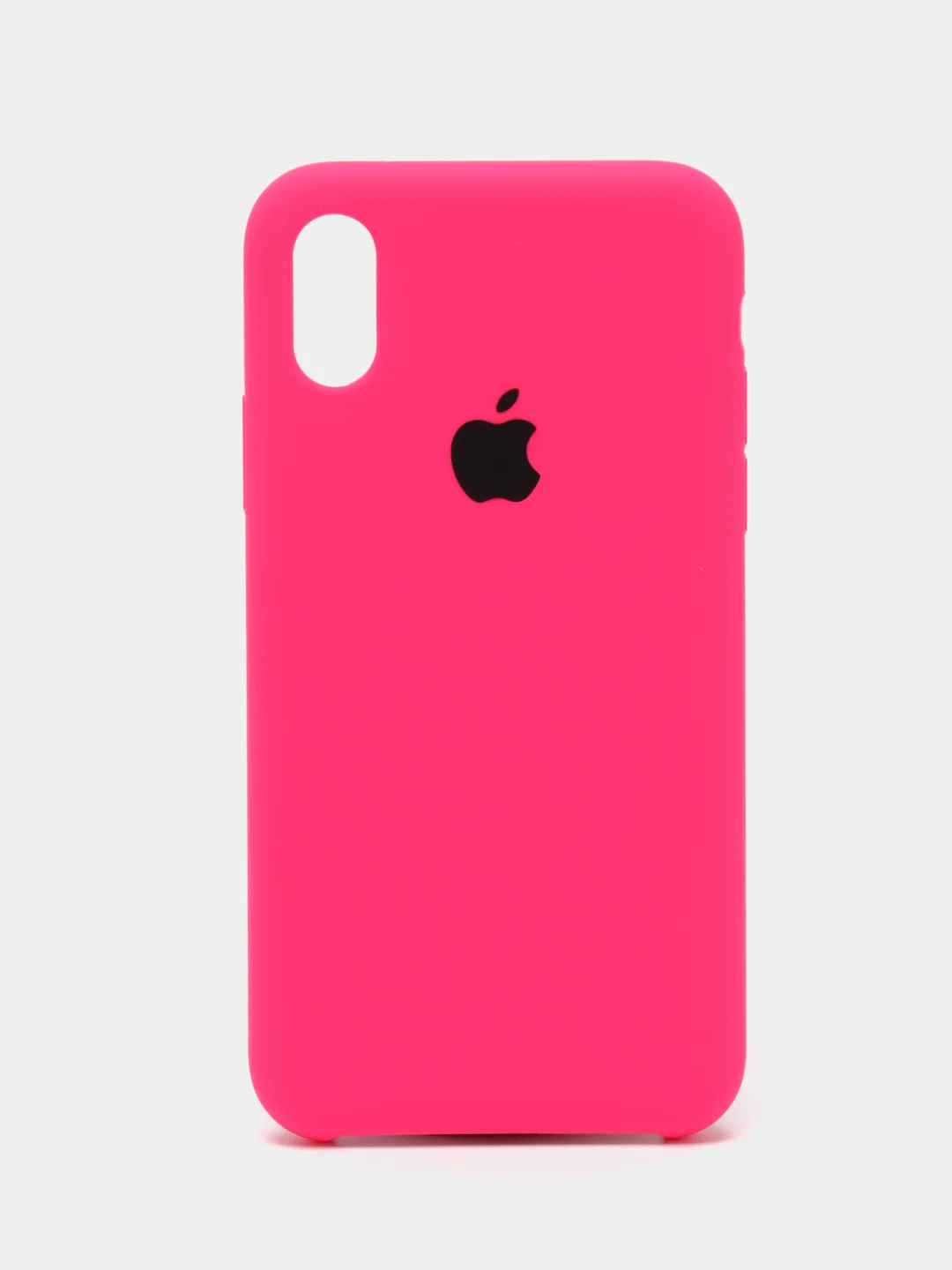 Тёмно-розовый чехол для iPhone 11/ 12/ 13/ 14/ XR/ 8/ 7/ SE/ X/ XS/ Pro/ Max/ Plus, силиконовый