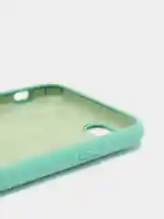 Салатовый чехол для iPhone 11/ 12/ 13/ 14/ XR/ 8/ 7/ SE/ X/ XS/ Pro/ Max/ Plus, силиконовый