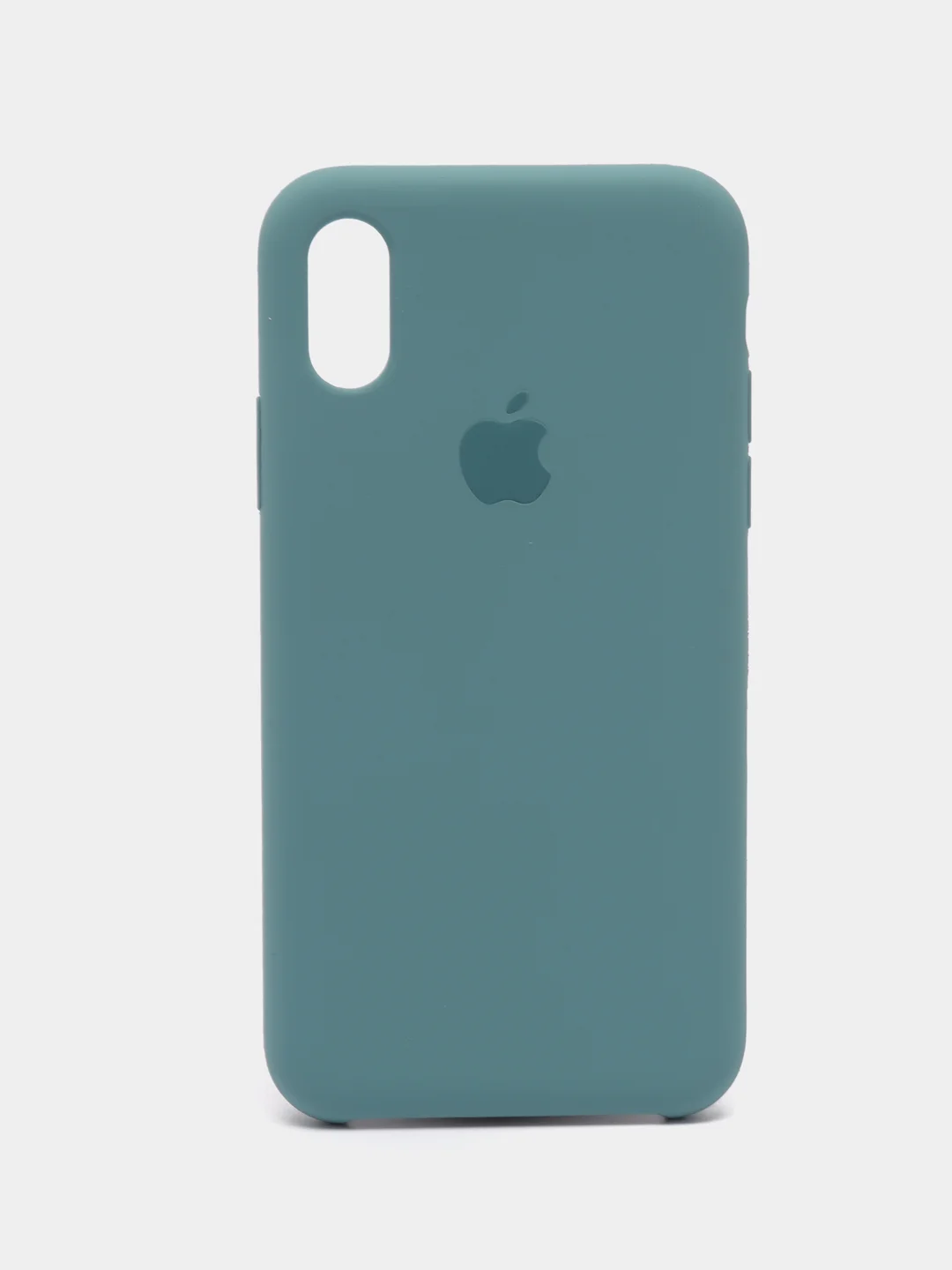 Тёмно-бирюзовый чехол для iPhone 11/ 12/ 13/ 14/ XR/ 8/ 7/ SE/ X/ XS/ Pro/ Max/ Plus, силиконовый
