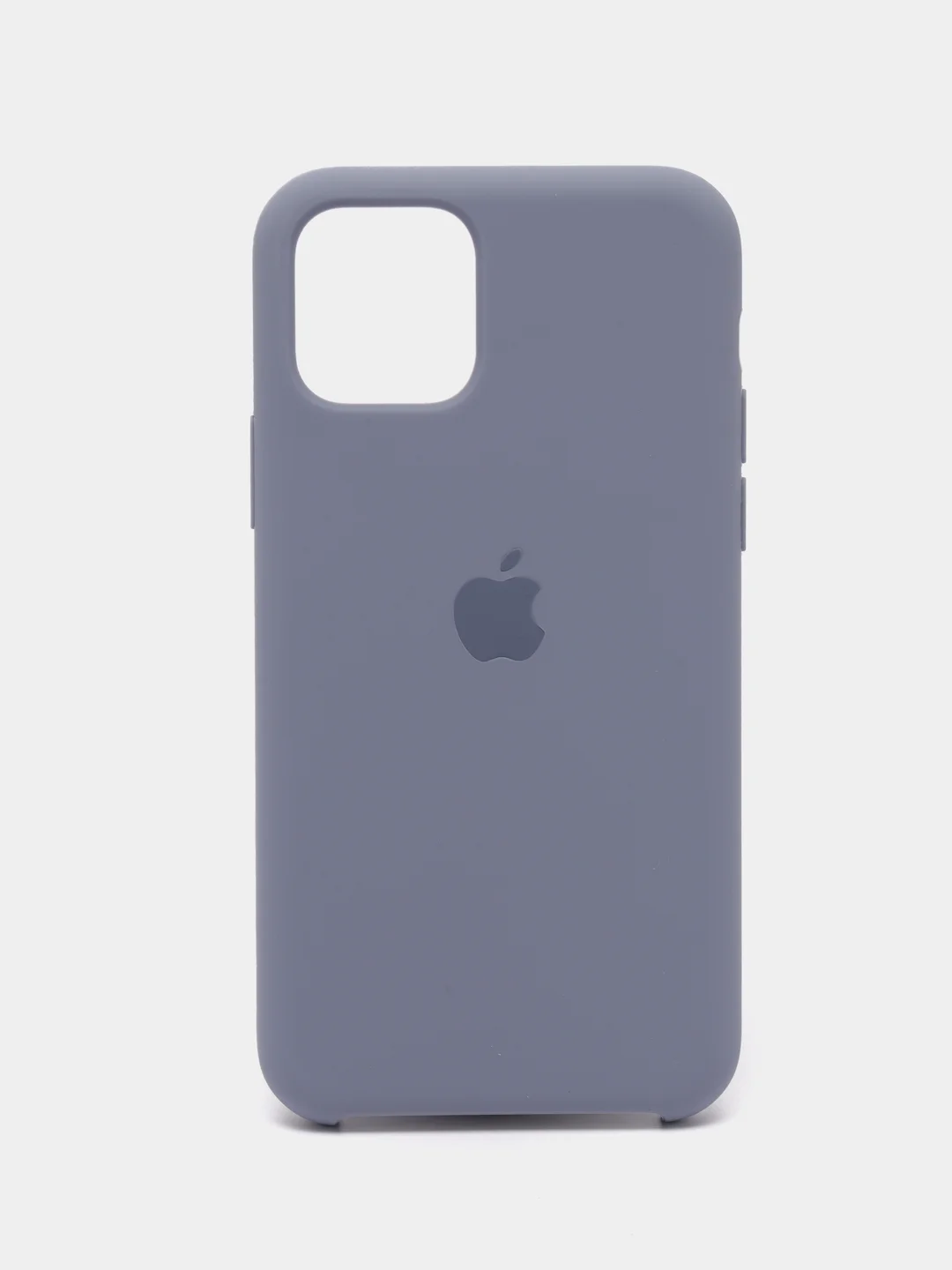 Серый меланж чехол для iPhone 11/ 12/ 13/ 14/ XR/ 8/ 7/ SE/ X/ XS/ Pro/ Max/ Plus, силиконовый