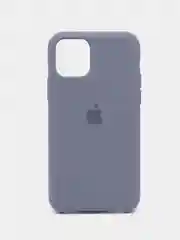 Серый меланж чехол для iPhone 11/ 12/ 13/ 14/ XR/ 8/ 7/ SE/ X/ XS/ Pro/ Max/ Plus, силиконовый