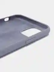 Серый меланж чехол для iPhone 11/ 12/ 13/ 14/ XR/ 8/ 7/ SE/ X/ XS/ Pro/ Max/ Plus, силиконовый